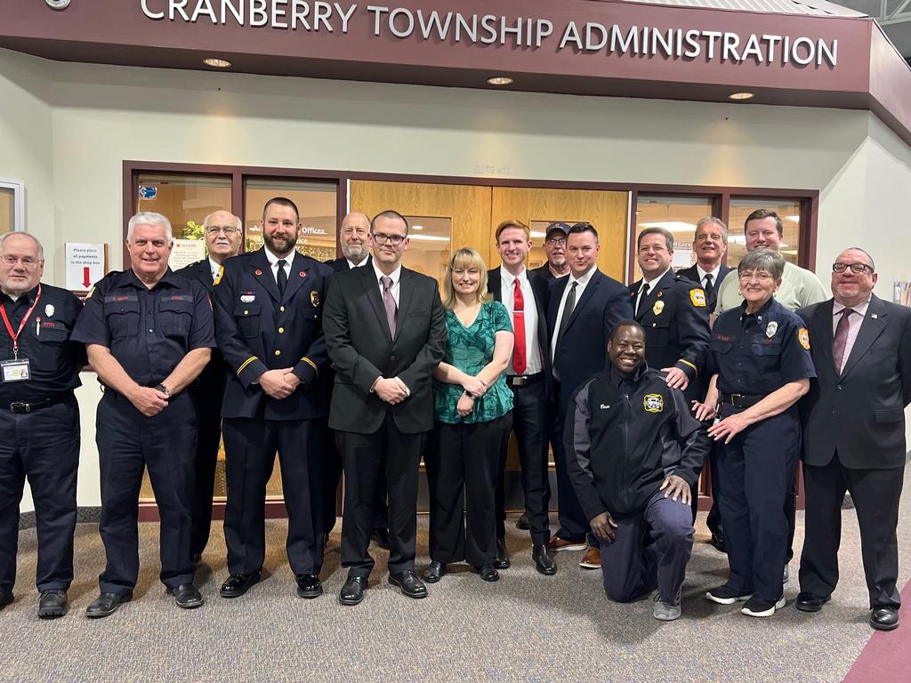 Welcome 4 new Fire Police Officers - Cranberry Township Volunteer Fire ...